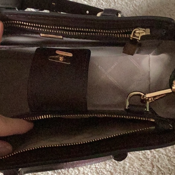 Michael Kors burgundy/brick colored handbag. - Picture 6 of 11